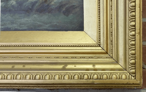 Neoclassical frame - corner close-up