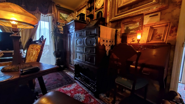 Artist Studio of John O'Keefe Jr - Home Gallery and Library Other Wall!